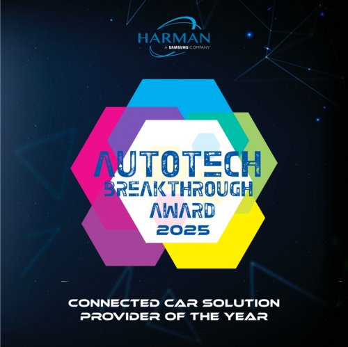 哈曼荣膺2025 汽车技术突破奖 “年度最佳智联汽车解决方案供应商”大奖